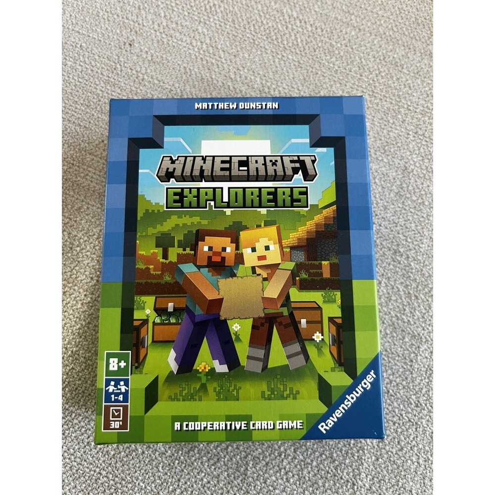 Minecraft Explorers Game Family Games by Ravensburger. Complete. VG Condition